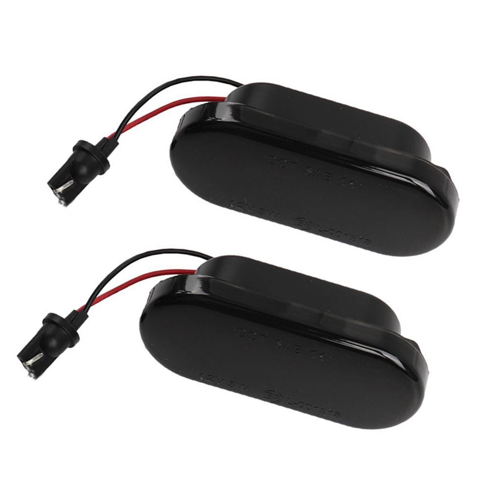 2pcs Dynamic LED Side Marker Turn Signal Light Blinker Light Replacement For VW Golf/ Passat/ Polo
