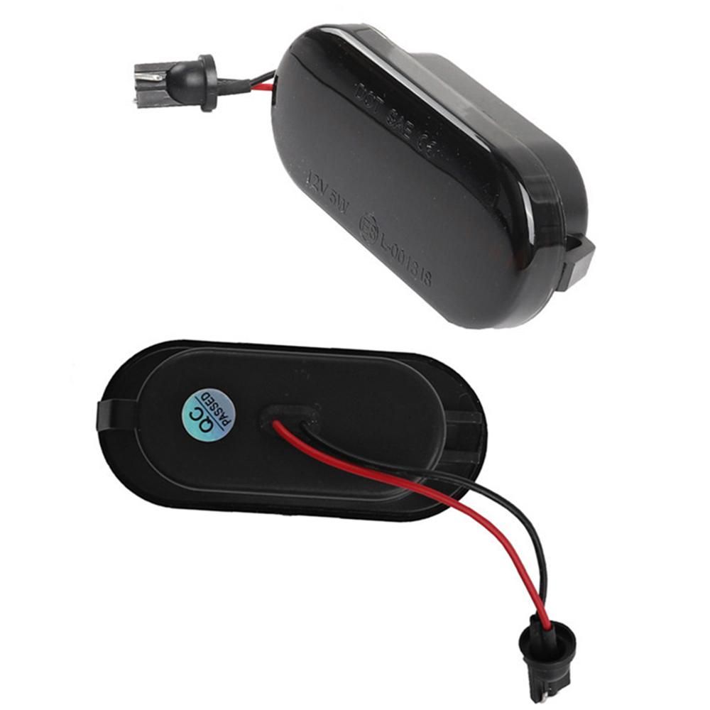2pcs Dynamic LED Side Marker Turn Signal Light Blinker Light Replacement For VW Golf/ Passat/ Polo