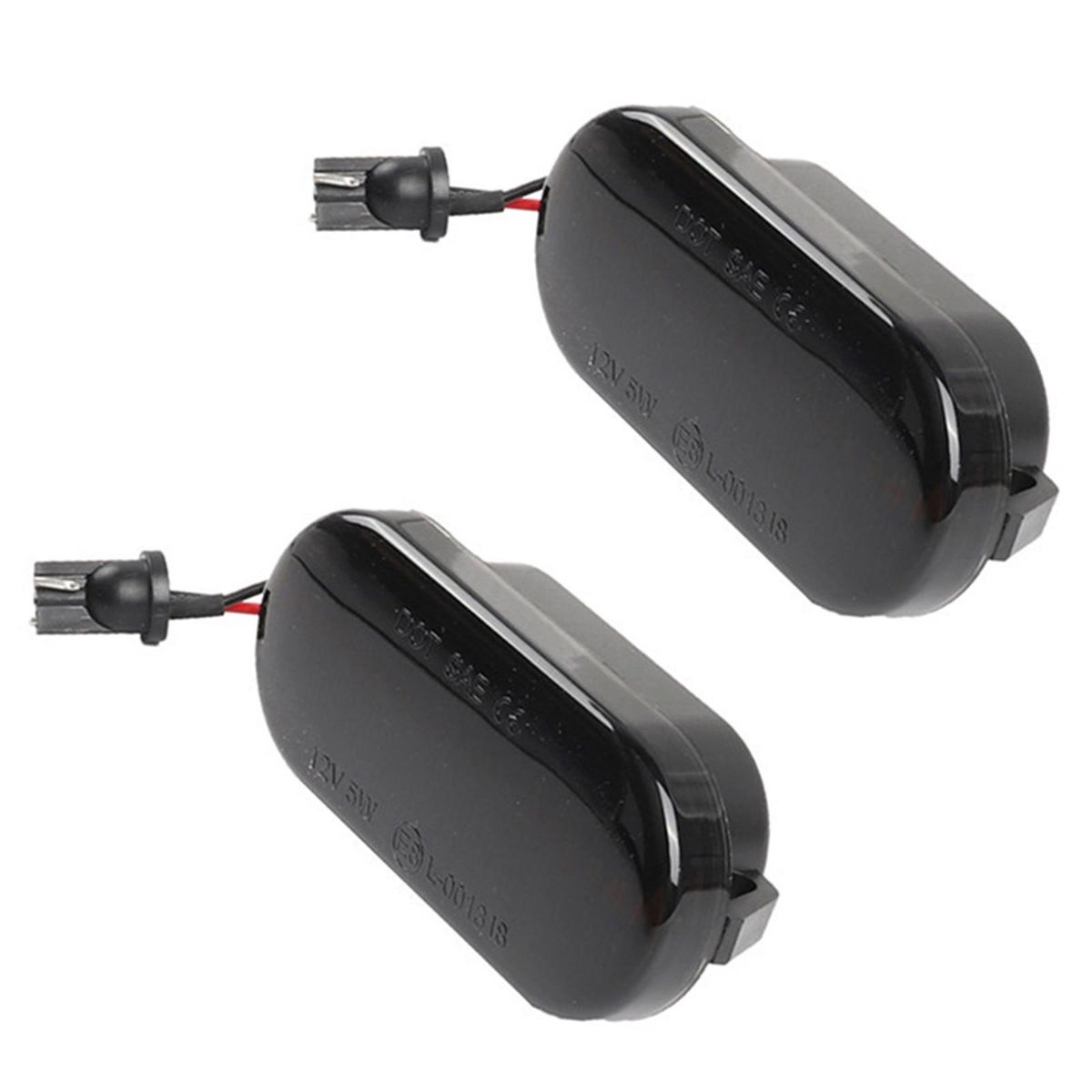2pcs Dynamic LED Side Marker Turn Signal Light Blinker Light Replacement For VW Golf/ Passat/ Polo