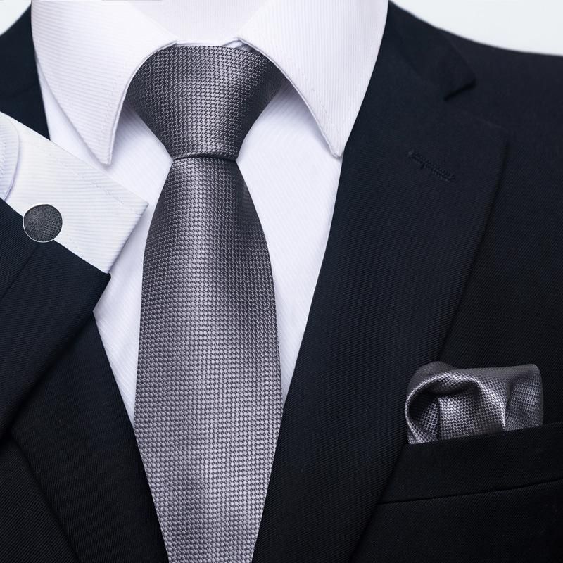 Men'S Tie Gift Box 3-Piece Men'S Tie Square Cuff Gift Box Set YB303