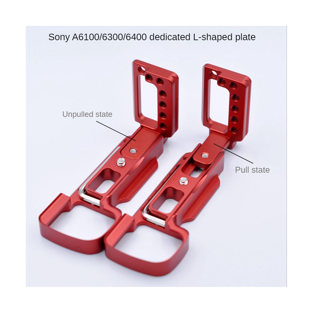 Quick Release L Plate Camera Bracket for Sony A6400 A6300