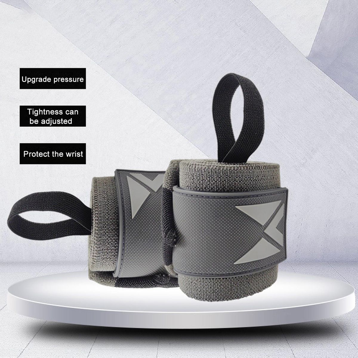 Wrist Braces Premium Wrist Wraps Enhanced Support for Weightlifting Grey