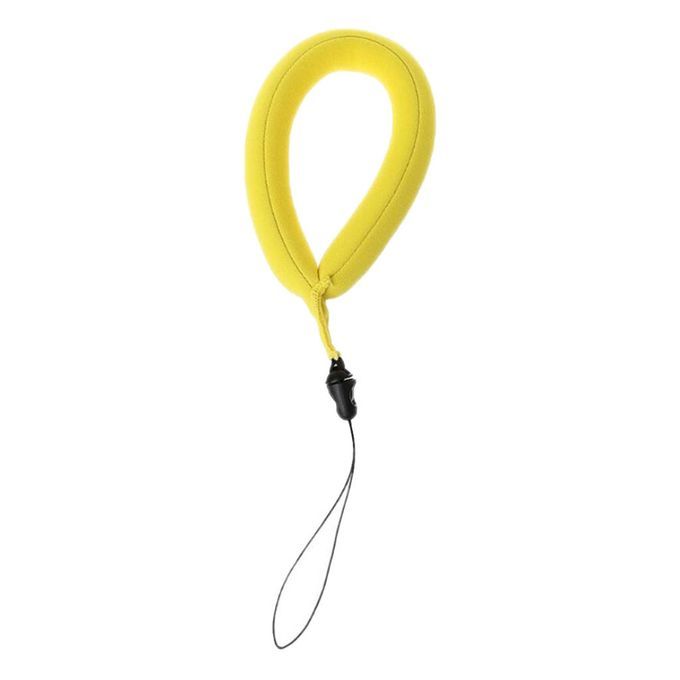Universal Floating Wrist Strap Band With Lanyard For Waterproof Yellow