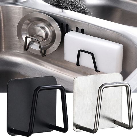 Kitchen Stainless Steel Sponges Holder Drain Drying Rack