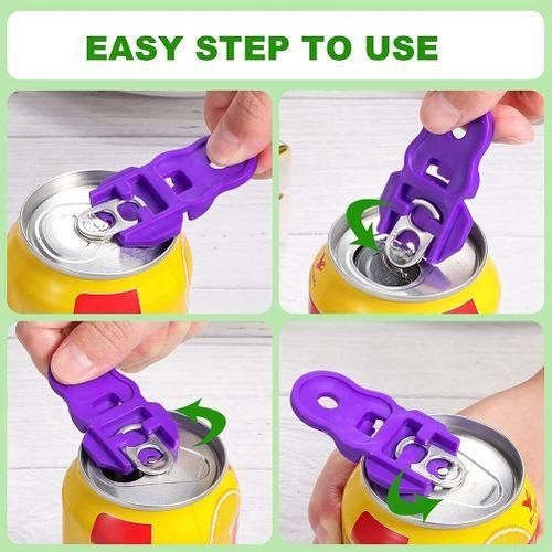 12 Pieces Color Manual Easy Can Opener, Premium