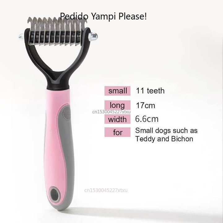 Pet Safe Dematting Comb Grooming Brush Double Sided