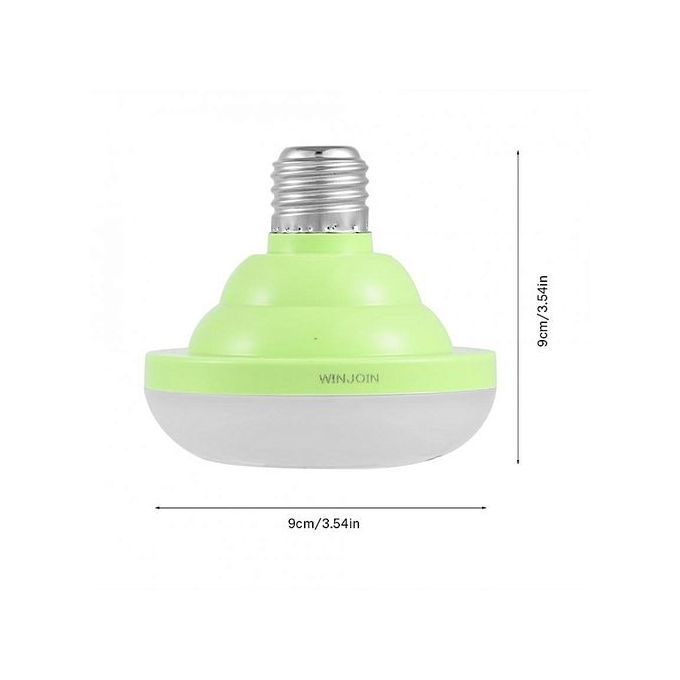 E27 8W Wireless Bluetooth Colorful Music Playing Bulb RGB LED Light Audio Speaker (Green) HT-S