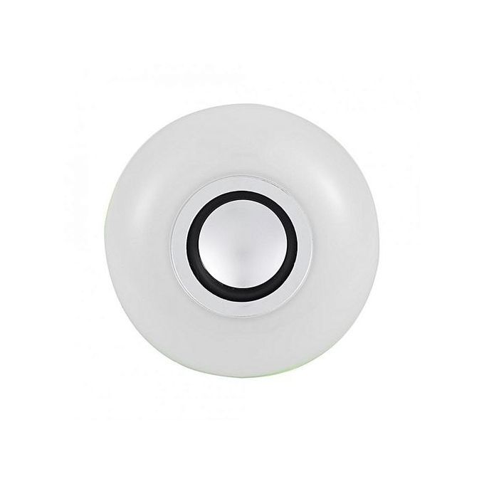 E27 8W Wireless Bluetooth Colorful Music Playing Bulb RGB LED Light Audio Speaker (Green) HT-S