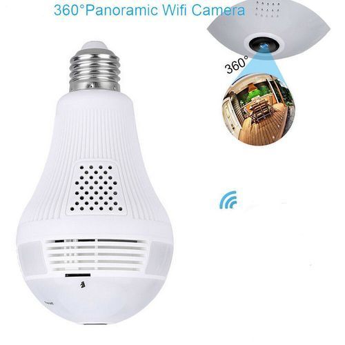 CCTV Security 360° Bulb Wireless Wifi IP Panoramic Camera