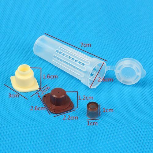 Complete Queen Rearing System Bee Catcher Cage Beekeeping+110 Cell Cups Tool Kit