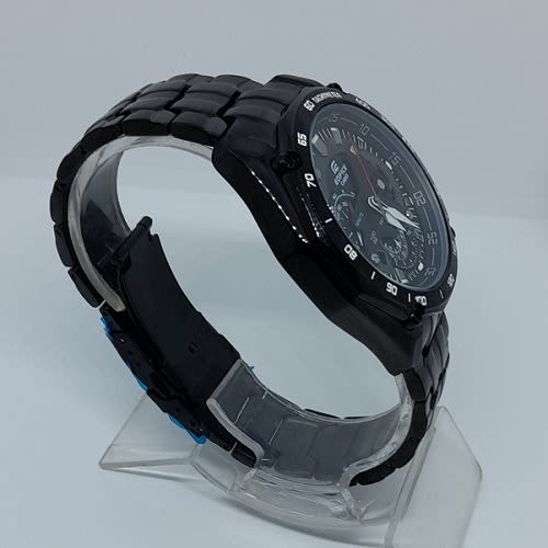 Edifice Black Dial Chronograph Watch