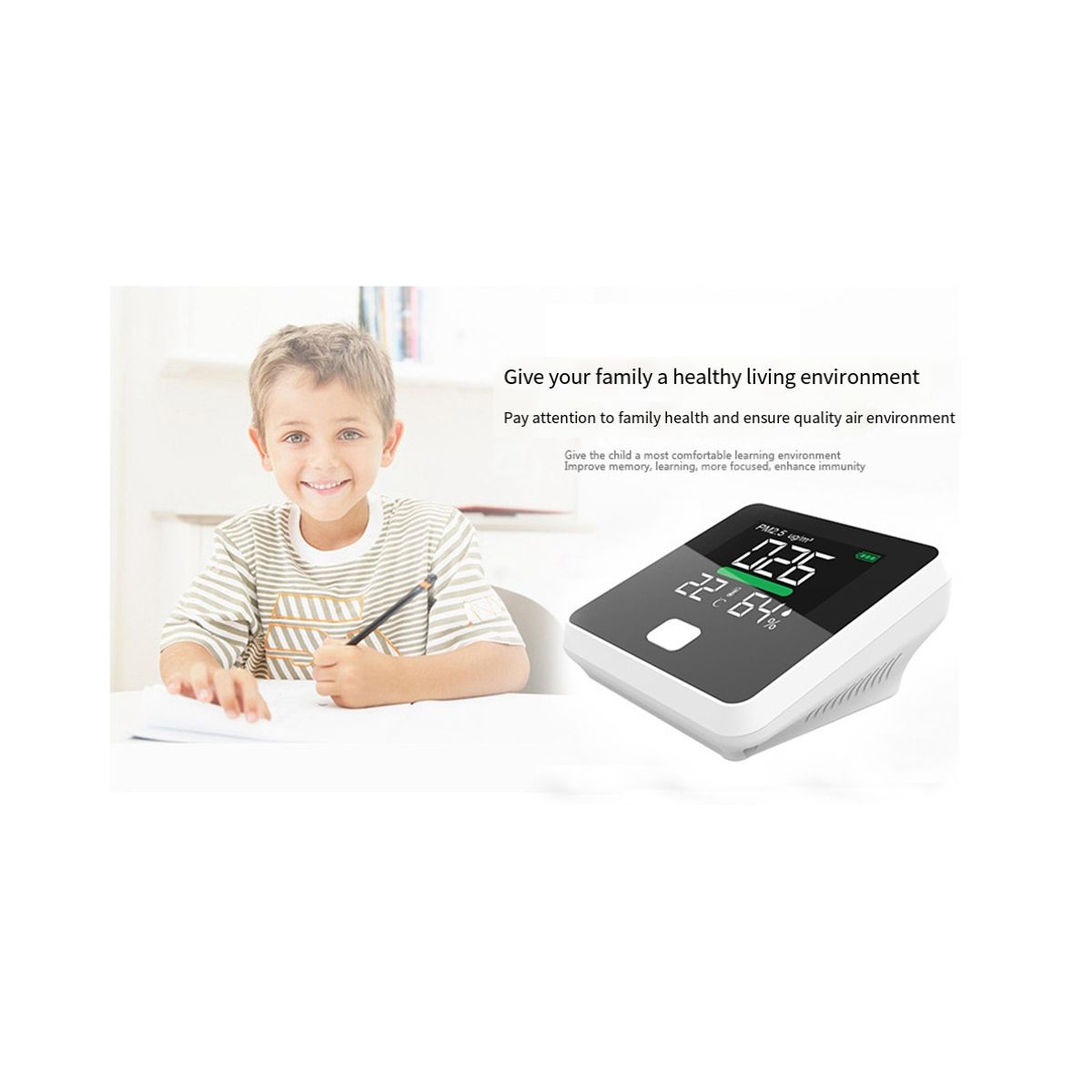 PM2.5 Dust Detector, Household Indoor Laser Meter, Air Quality Testing Instrument, Gas Detector