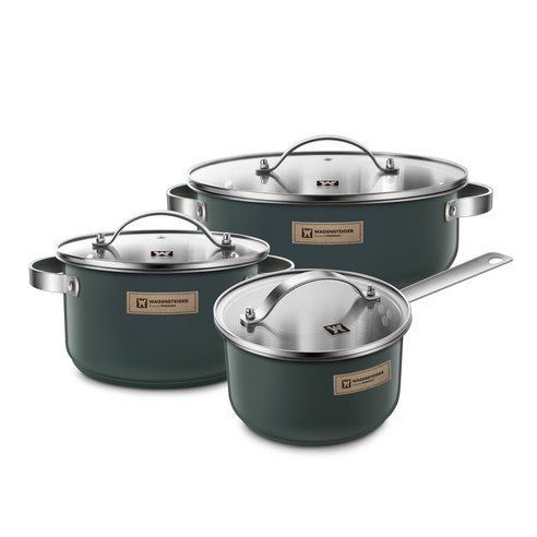 Wagensteiger Farmers IH Stainless Steel Pot Set Of 3