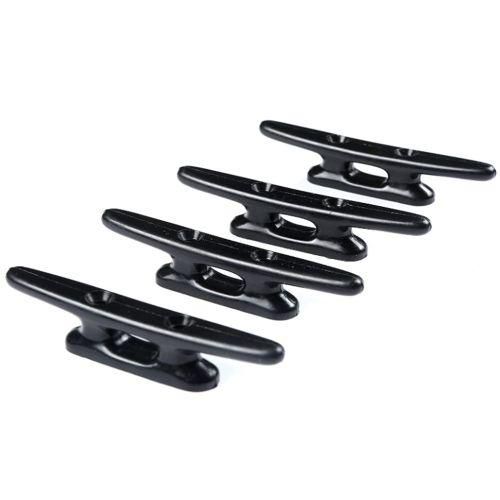 4Pack 4 Inch Black Boat Cleat Kayak Cleats Boat