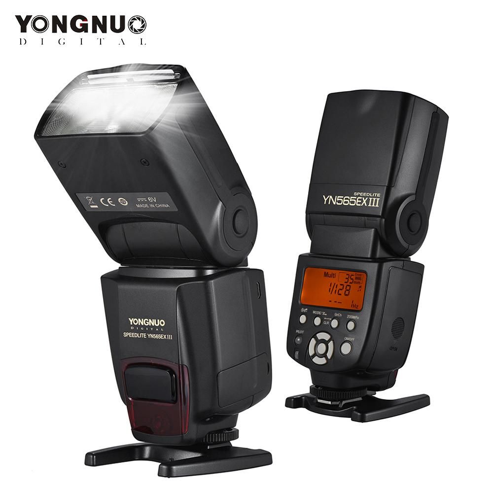 YONGNUO YN565EX III/N Wireless TTL Slave Flash Speedlite GN58 High Speed Recycling System Supports USB Firmware Upgrade for Nikon DSLR Camera