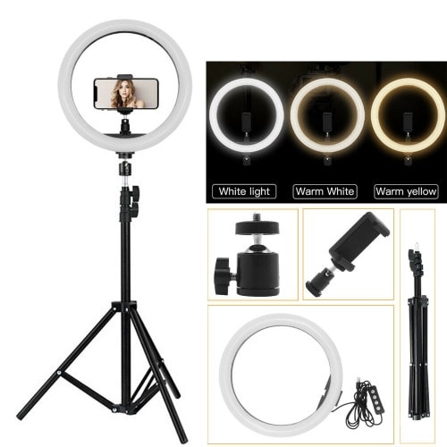 10 Inches 26cm Ring Light With Stand For Live Streaming