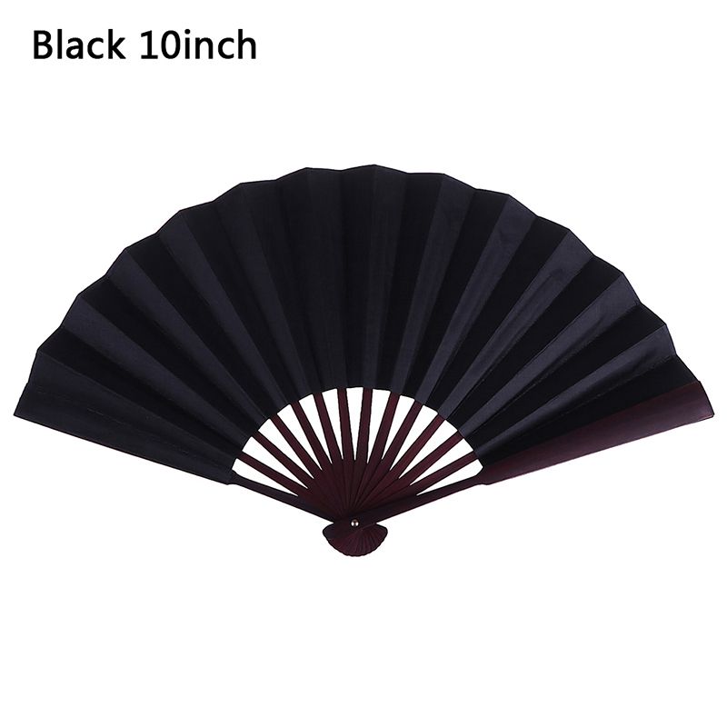Wedding Chinese Cloth Hand Decor Products 1pc Inch/10 Inch Sur Cloth Silk Silk Party Fan Fan Blank Folding Held 8 Fan Style