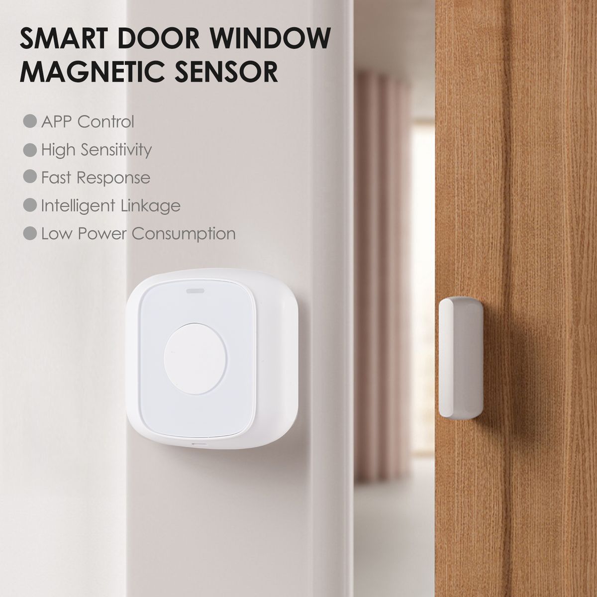 ZigBee Smart Door Window Sensor Alarm Magnetic Home Security