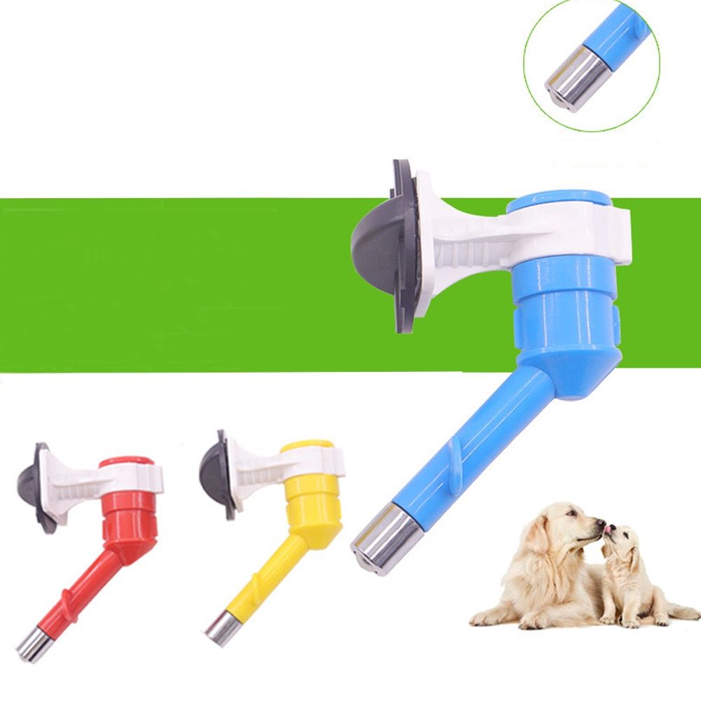 Pet Drinker Head Cat Dogs Hanging Water Bottle Dispenser Nozzle Puppy Waterer Feeder Small Pets Drinking Fountain Head