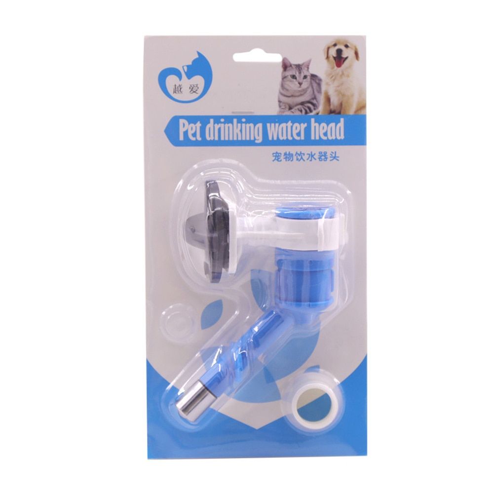 Pet Drinker Head Cat Dogs Hanging Water Bottle Dispenser Nozzle Puppy Waterer Feeder Small Pets Drinking Fountain Head