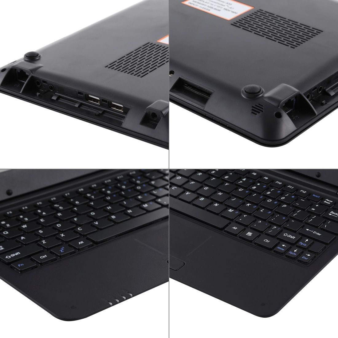 10.1 Inch Notebook PC, 1GB+8GB, Android 6.0 A33 Dual-Core ARM Cortex-A9 Up To 1.5GHz, WiFi, SD Card, U Disk(Black)