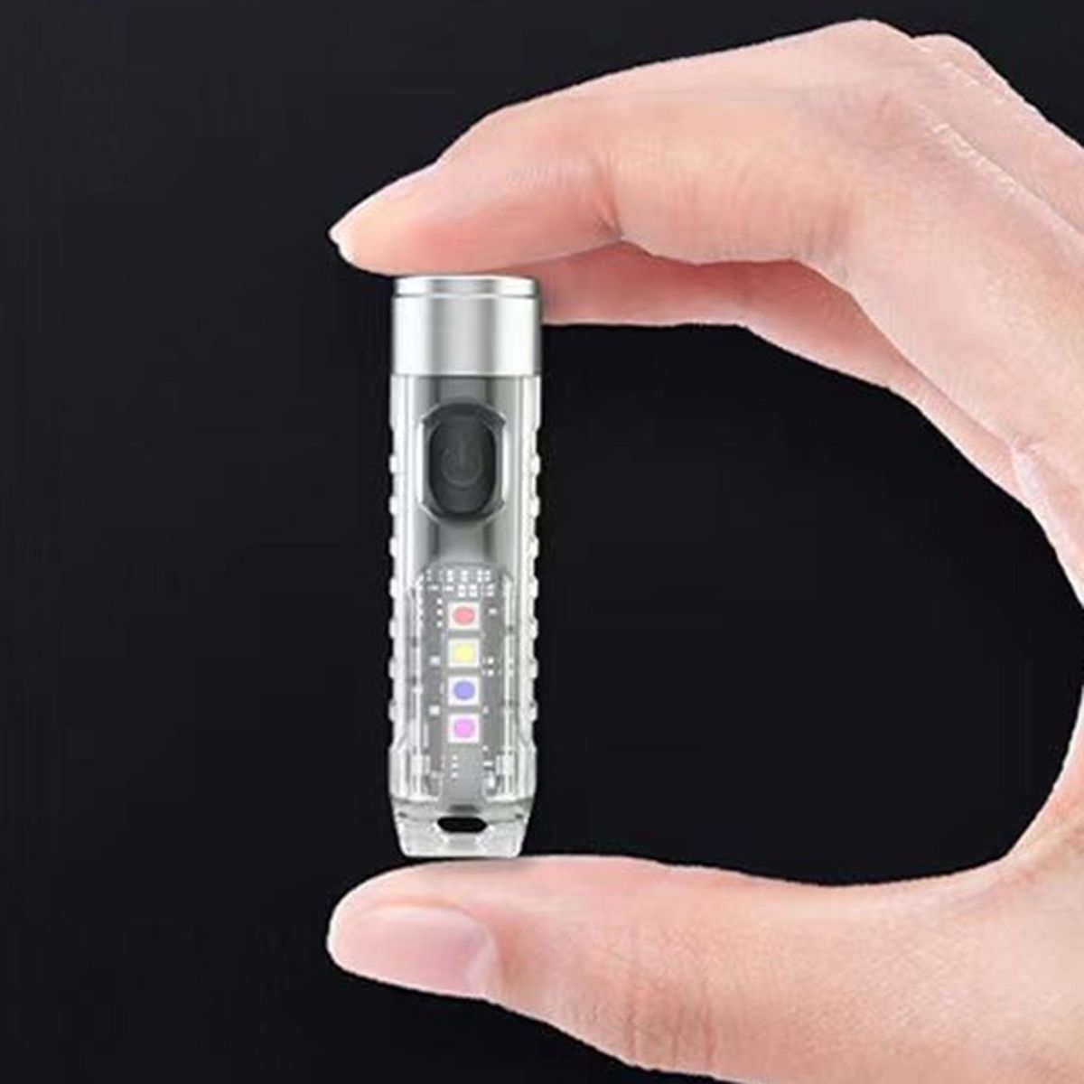LED Flashlight USB Charging LED Torchlight Lamp White