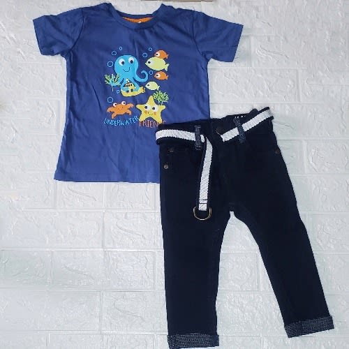 Children sylish Design Two Piece Set
