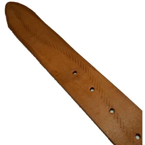 Leather Belt For Men - Brown - 100% Pure Italian Belt