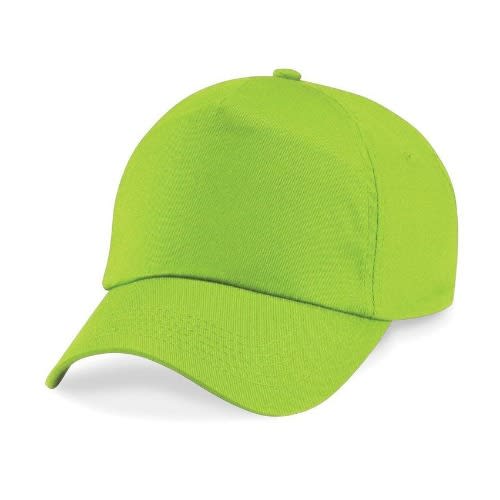 Plain Face Cap  - Unisex - Neon Green