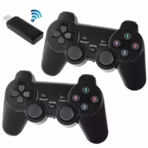 USB Twins Dual Vibration Wireless Controllers For Pc Games - 2.4gh