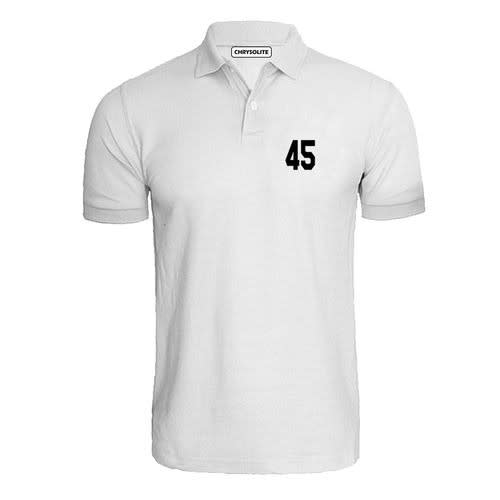 45 Polo T-shirt -white