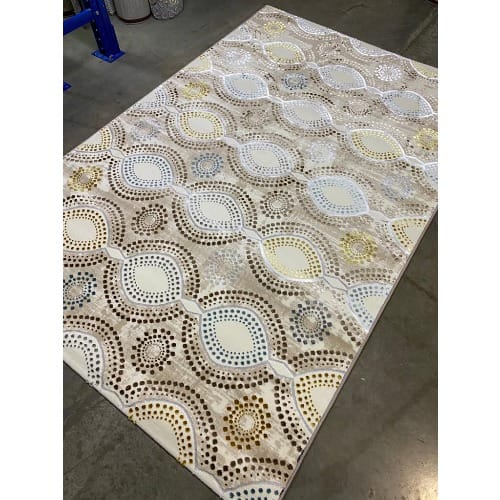 Multicolor Center Rug -7ft By 10ft