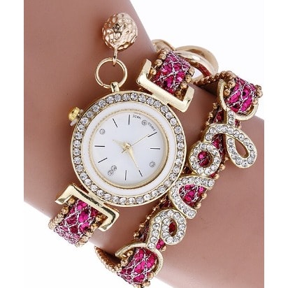 Women Quartz - Fanteeda Love - Wristwatch - Purple