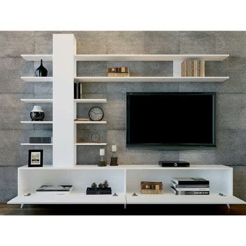 J Best  Random Tv Stand With Hanging Space - 5ft
