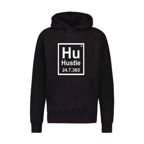 Hustle Black Hoodies