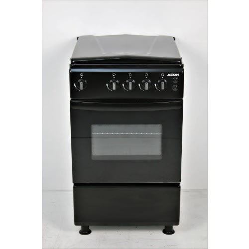 Aeon 4 Burner Gas Cooker - 50x50 - Black