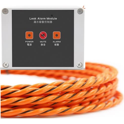 Water &  Liquid Leakage Detection Alarm Panel With Detection Cables