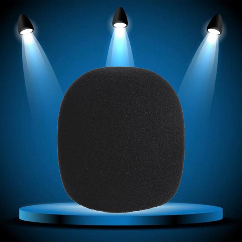 5x Round Ball Lavalier Microphone Foam Windscreen Sponge