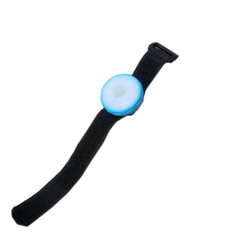 Cycling LED Night Running Hiking Wrist Light Backpack Bag Light Mobile Phone Black (black)