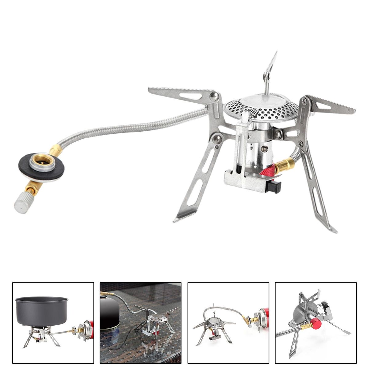 Camping Gas  Split Burner Collapsible  Portable