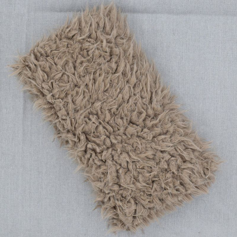 Newborn Baby Boys Girls Infant Solid Color Blanket-Brown