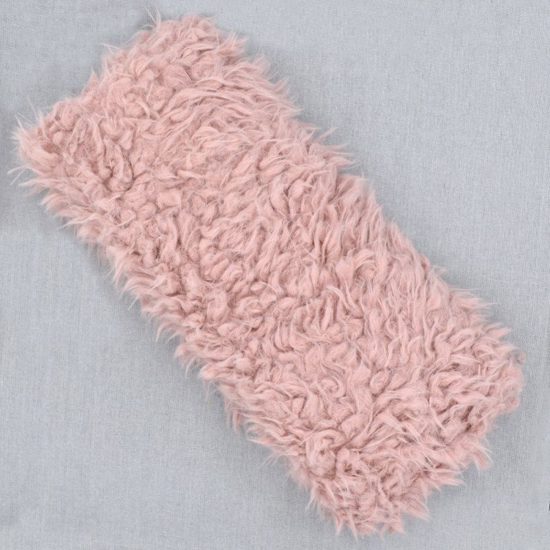 Newborn Baby Boys Girls Infant Solid Color Blanket-Brown