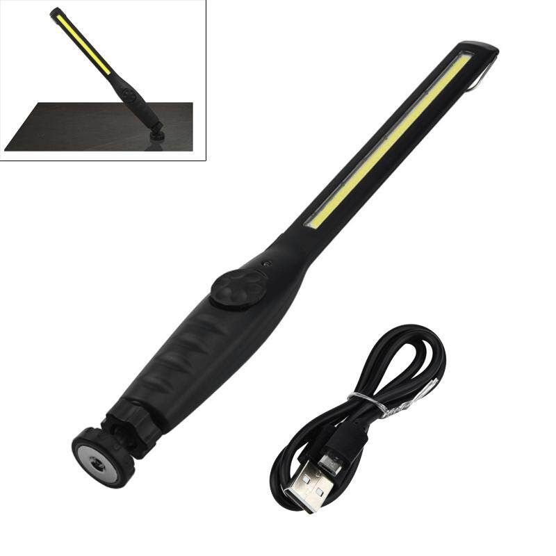 360° USB Rechargeable COB LED Slim Light Flashlight 3000MA 3.7V Magnetic Base Astro Pneumatic 410 Lumen Rechargeable COB LED Slim Light 40SL