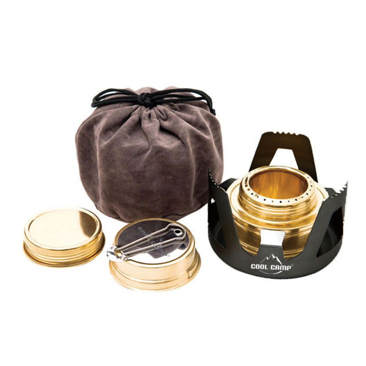 Outdoor Camping Alcohol Stove Spirit  Mini For Hiking Traveling