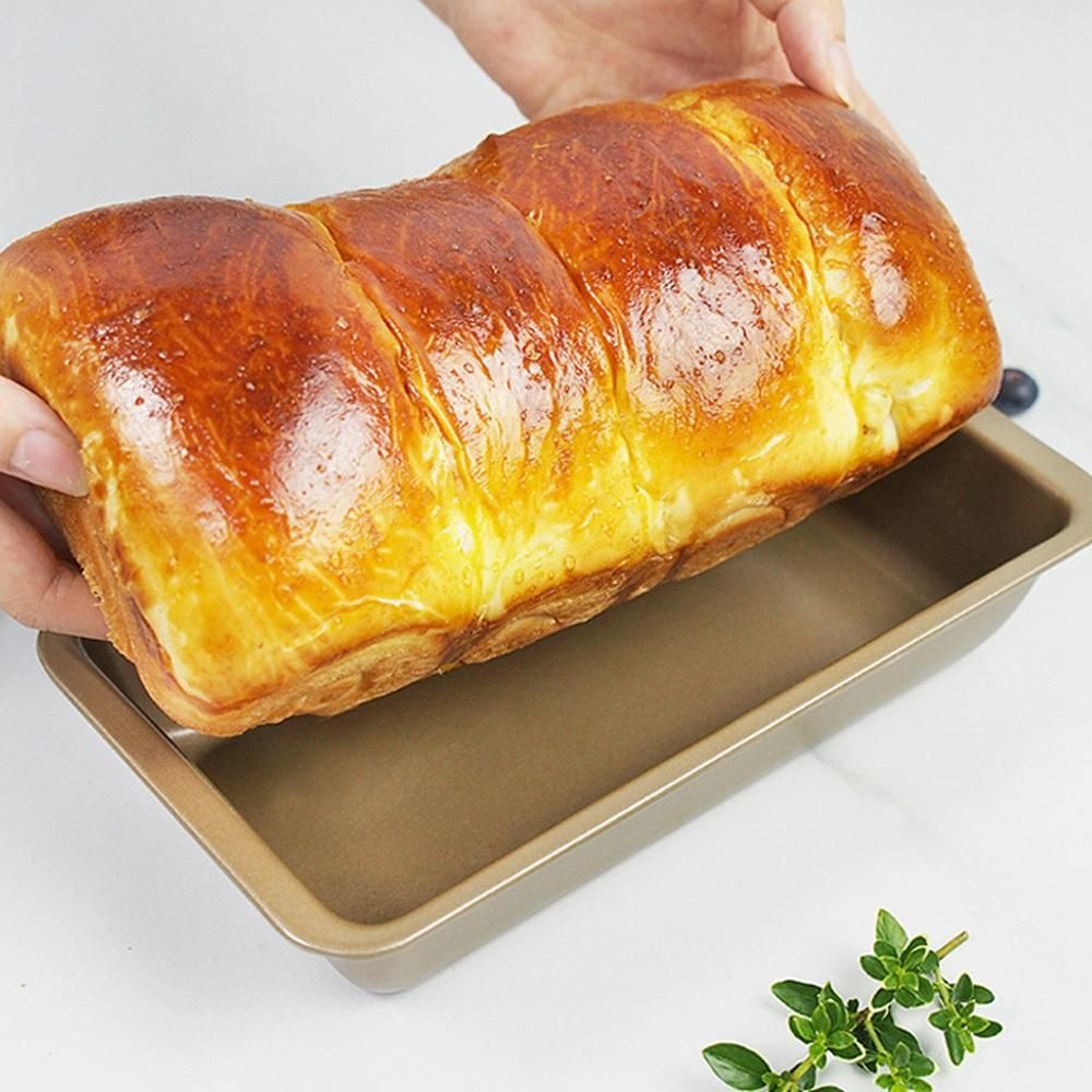 2Pcs 9 Inch Loaf Baking Pan Toast Bread Mold Cake Mold