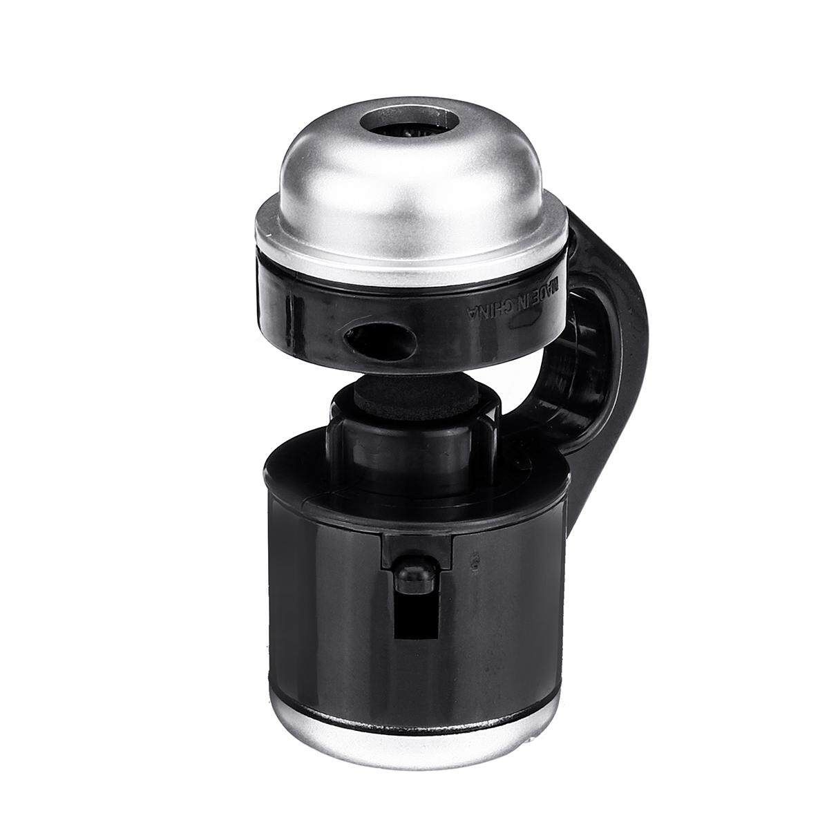 30X Zoom Clip-On Microscope Bright LED Phone Magnifier Mobile Cell Phone Camera Lens With Led Light Black