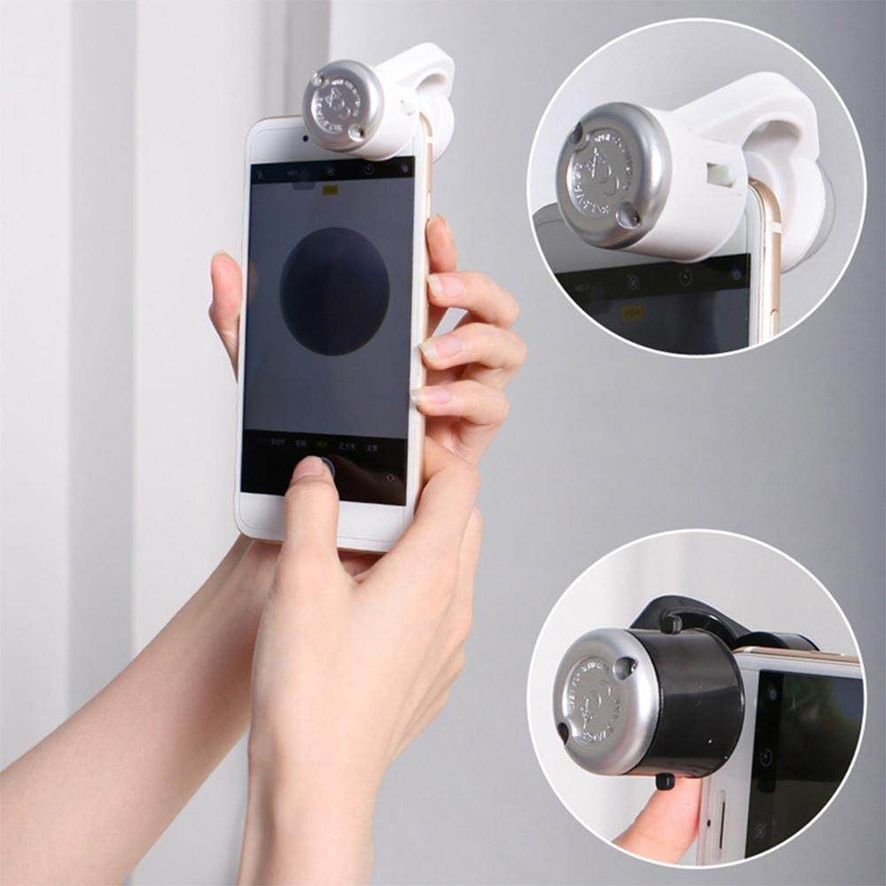30X Zoom Clip-On Microscope Bright LED Phone Magnifier Mobile Cell Phone Camera Lens With Led Light Black