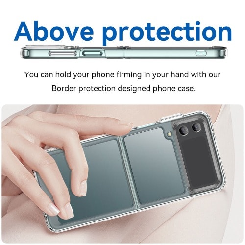 Transparent Hard Acrylic Case For Samsung Galaxy Z Flip 4