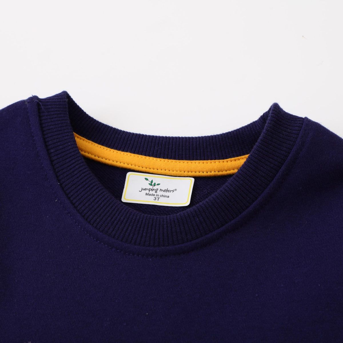 Girls Sweatshirt Unicorn Pattern Long Sleeve Sweatshirt Navy Blue