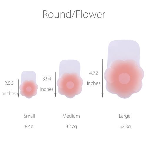 2 Pairs Breast Pasties With Lift Nipple Cover Stickers Reusable